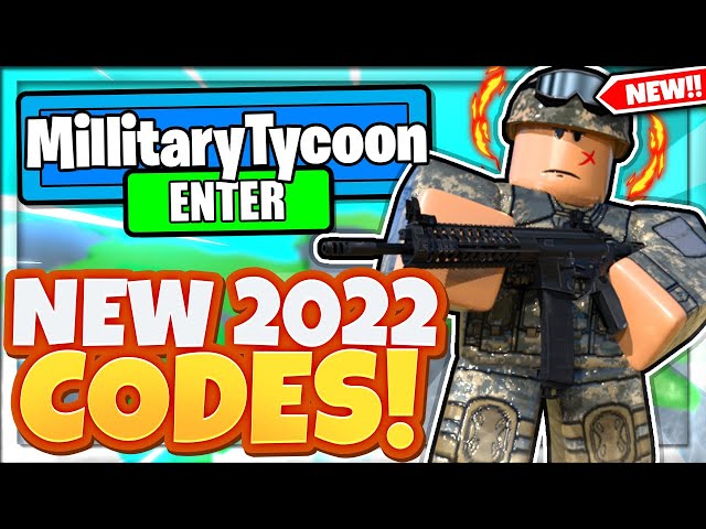 Códigos Military Tycoon Hoje 18 de abril de 2022 - CenárioMT