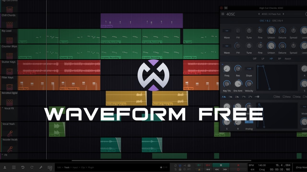 Tracktion Waveform Free 2021 Overview - YouTube