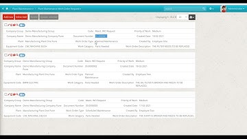 How to create a work order request exclusively for Plant Maintenance.