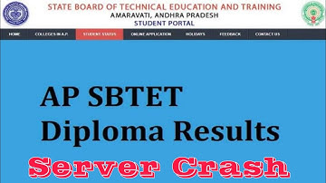 AP SBTET Diploma Result Declared | Ap C20 Result Server Problem 😑