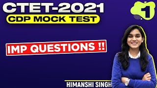 CTET 2021 - CDP Mock Test by Himanshi Singh | Let's LEARN | Test-01