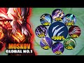 Top global moskov full attack speed build in solo high ranked game this is super broken