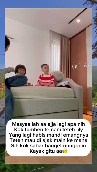 Teteh mau di ajak kemana sih aa kok rela nungguin sampai kayak gitu#vidioshort