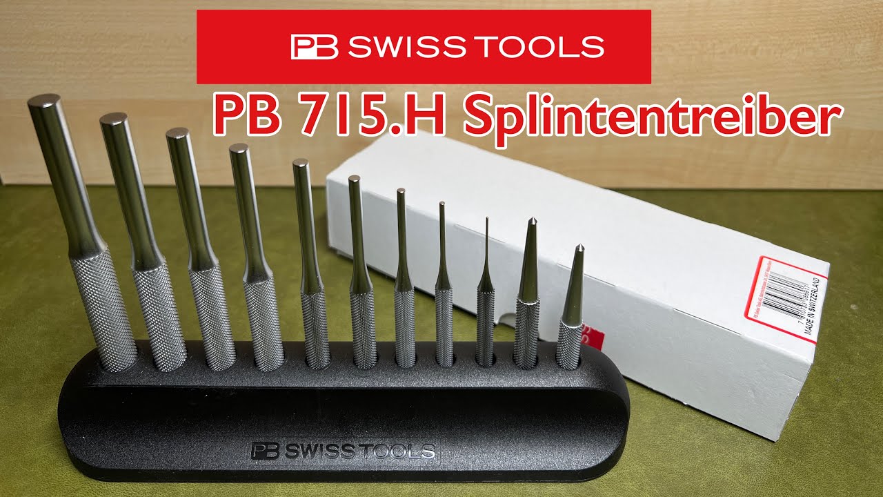 PB Swiss Tools Pin Punch Set – 4-Piece Professional Kit For Rivets & Pins - View #11