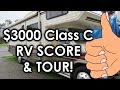 $3000 Class C RV SCORE & TOUR!