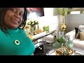 How to decorate with Green and gold color//#theglamorousferne #howto