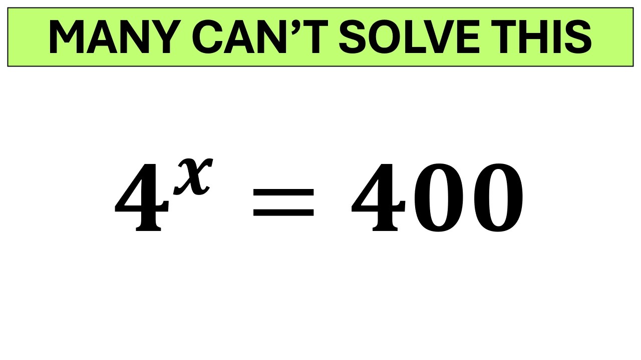 Germany | Can you solve this ? | A Nice Math Olympiad Algebra Problem ...
