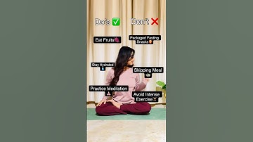 Navratri Fasting Do’s✅ & Dont’s ❌ #navratri #durgapuja #fasting #follow #shorts #youtubeshorts