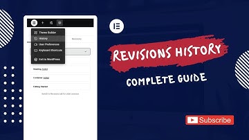 Elementor Revisions History: Step-by-Step Guide
