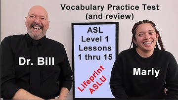 Level-01 Vocabulary Practice Test and Review (50 questions from Lesson 1 through lesson 15) (ASLU)