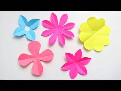 Video: How To Cut A Flower Out Of Paper