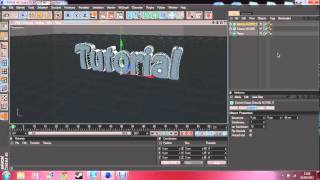 Cinema 4D : Creating a logo