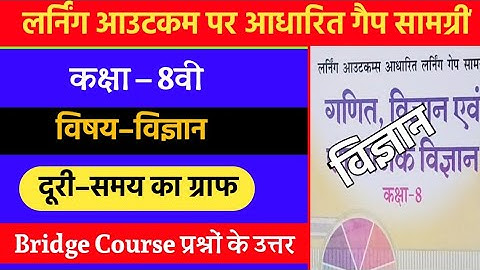 लर्निंग आउटकम आधारित लर्निंग गेप सामग्री कक्षा-8 विज्ञान | 8th Science Bridge Course 2021