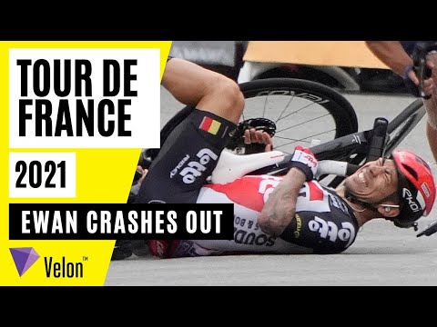 Caleb Ewan crashes out of Tour de France: Behind the scenes