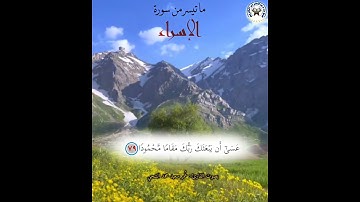 سورة الإسراء بصوت القارئ عمر سعيد محمد الشحي #المسجد_الحرام #اكسبلور #المصحف #قرآن