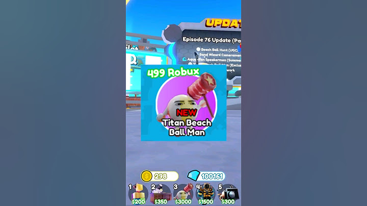 "ลูกบอลชายหาด"เก่งไหม ใน Toilet tower defense