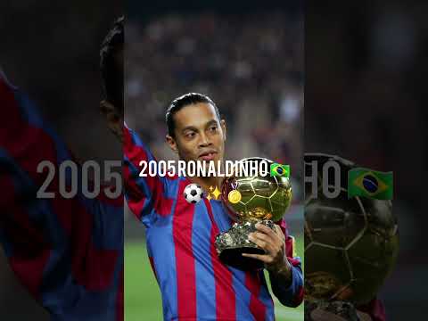 ET SI LE BALLON D'OR ETAIT LOGIQUE...( 2001-2010) PARTIE 6 ⚽️✨️🥇