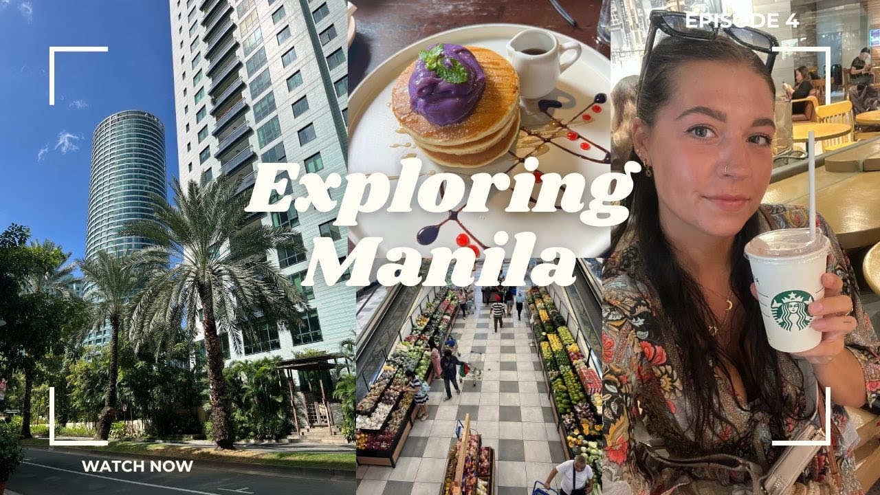Exploring Manila 🇵🇭☀️ l Breakfast, Starbucks and Mall Adventure!