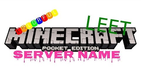 How to Make Your Leet Server Name Colorful![IOS]