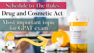 GPAT most important topic From pharmaceutical jurisprudence || part 1 || Drug and cosmetic act