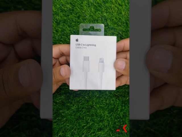 Original Apple USB-C to Lightning Cable Unboxing | Fake vs Original Apple Lightning Cable | #apple