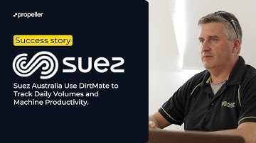 Suez Australia Use DirtMate to Track Daily Volumes and Machine Productivity.