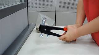 blind rivet nut installed by  hand tool - Imperial rivet & fasteners