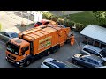 Garbage truck in Vienna: