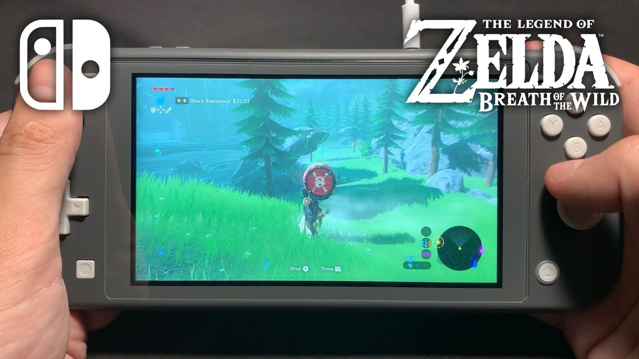 The Legend Of Zelda BOTW on Nintendo Switch Lite #9 - YouTube