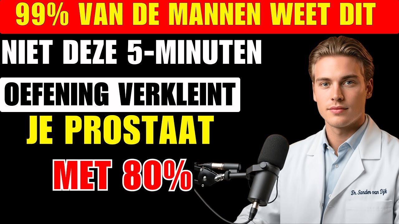 MANNEN BOVEN DE 50: Deze Oefeningen VERKLEINEN je PROSTAAT met 80% DIRECT