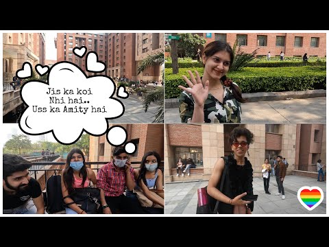 ASKING RANDOM PEOPLE QUESTIONS ? | CATCHING REACTIONS | AMITY VLOG | ANUBHAV SHARMA