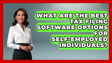 What Are the Best Tax Filing Software Options for Self-Employed Individuals?