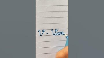 Van🚐||#shorts #cursive #cursivewriting #handwriting #art