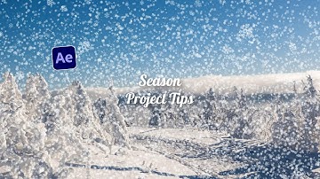 How To Create Snow Fall & Flakes FAST in After Effects CC 2024