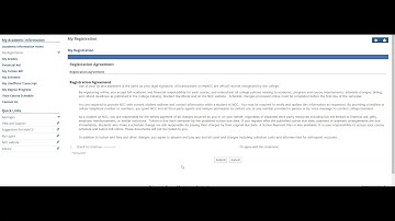 MyNCC: Registering for Classes
