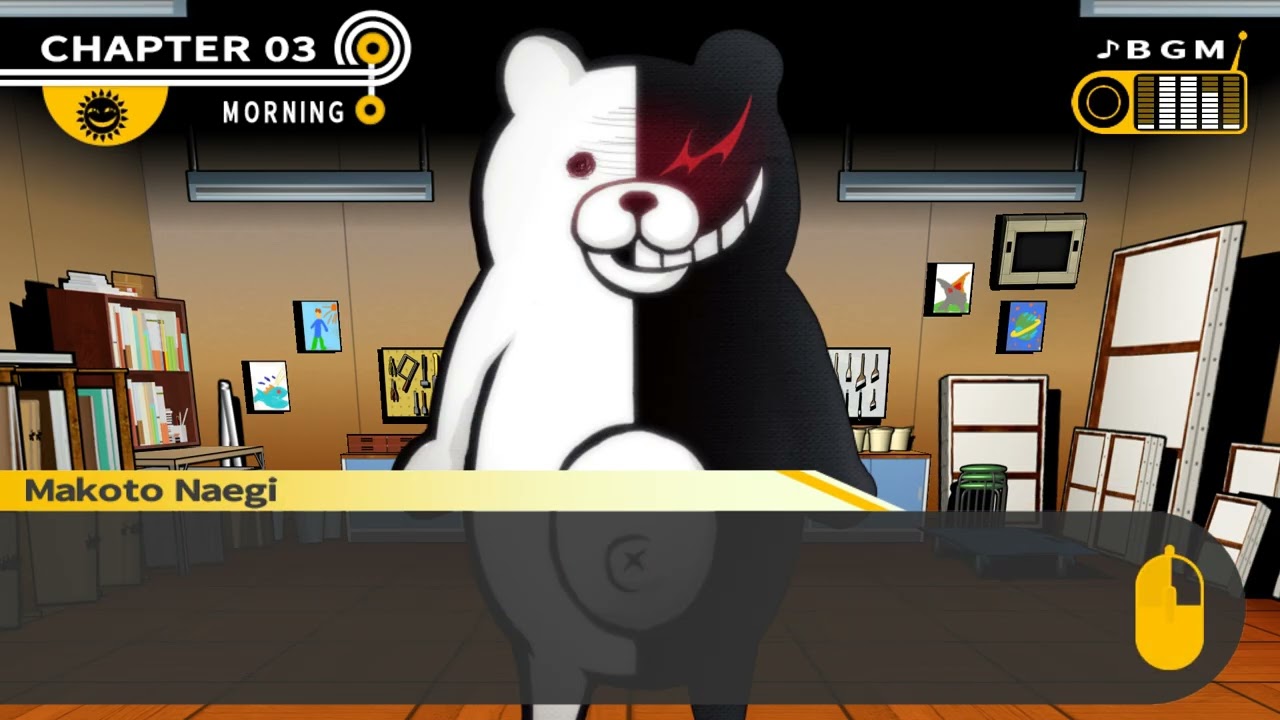 She ronpa on my dang till i trigger happy