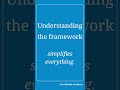 Understanding the framework #realestateagent #quotes #realestatecareer