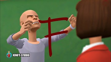 C. Cáillou throws a super temper tantrum for getting an F in math Exam/Gróunded S3E42