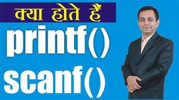 246#  What are printf scanf functions