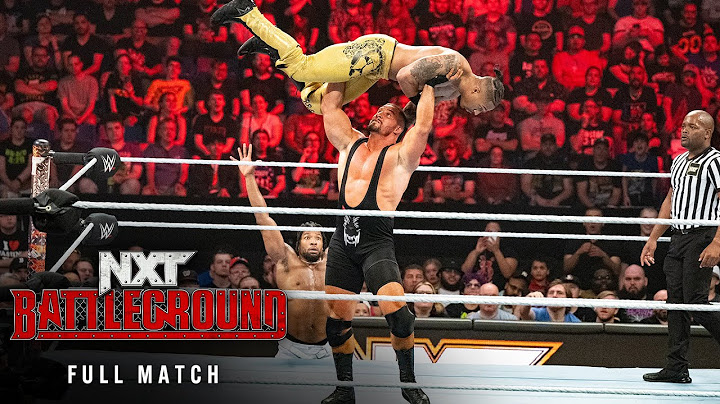 FULL MATCH: Carmelo Hayes vs. Bron Breakker | NXT Championship Match: NXT Battleground 2023