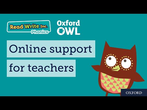 Read Write Inc.: what to find on Oxford Owl and the Ruth Miskin School Portal