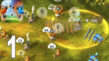 Mushroom Wars 2: RTS Strategy - Gameplay Walkthrough part 1(iOS,Android)