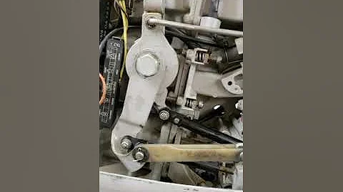 Engine will not idle down  70hp Johnson