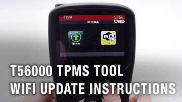 T56000 TPMS Tool WiFi Update Instructions Video