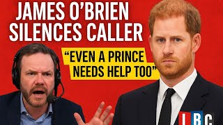 James O’Brien Silences Caller Who Attacks Prince Harry: “Even a Prince Needs Help Too!” | LBC