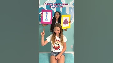 Nastya is preparing an outfit for school #blind challenge