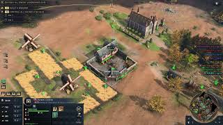 Age of Empires 4 4v4 EPIC COUNTERATTACK TO ENEMY WONDER Multiplayer Gameplay