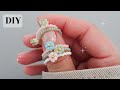 DIY Easy Beaded Flower ring/Cute flower ring/how to make beads ring