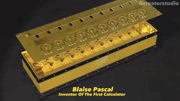 BLAISE PASCAL ( INVENTOR OF THE FIRST CALCULATOR )