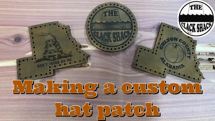 DIY Laser Engraved Leather Patches 